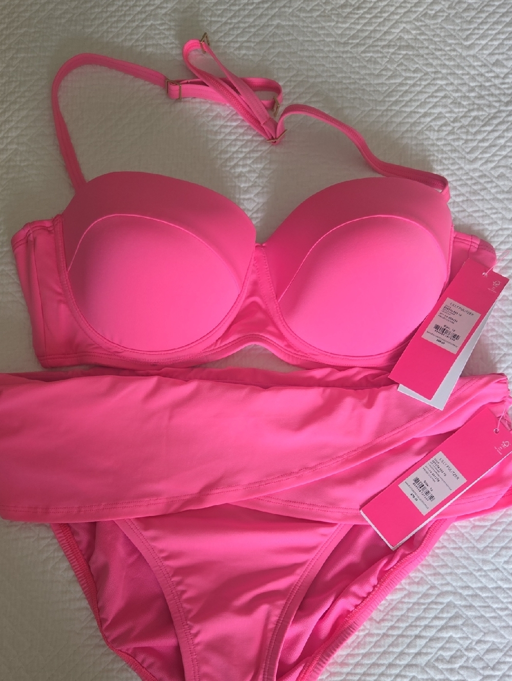 Lilly Pulitzer Leven Top And Lagoon Sarong Hipster Bottom - Picture 7 of 16